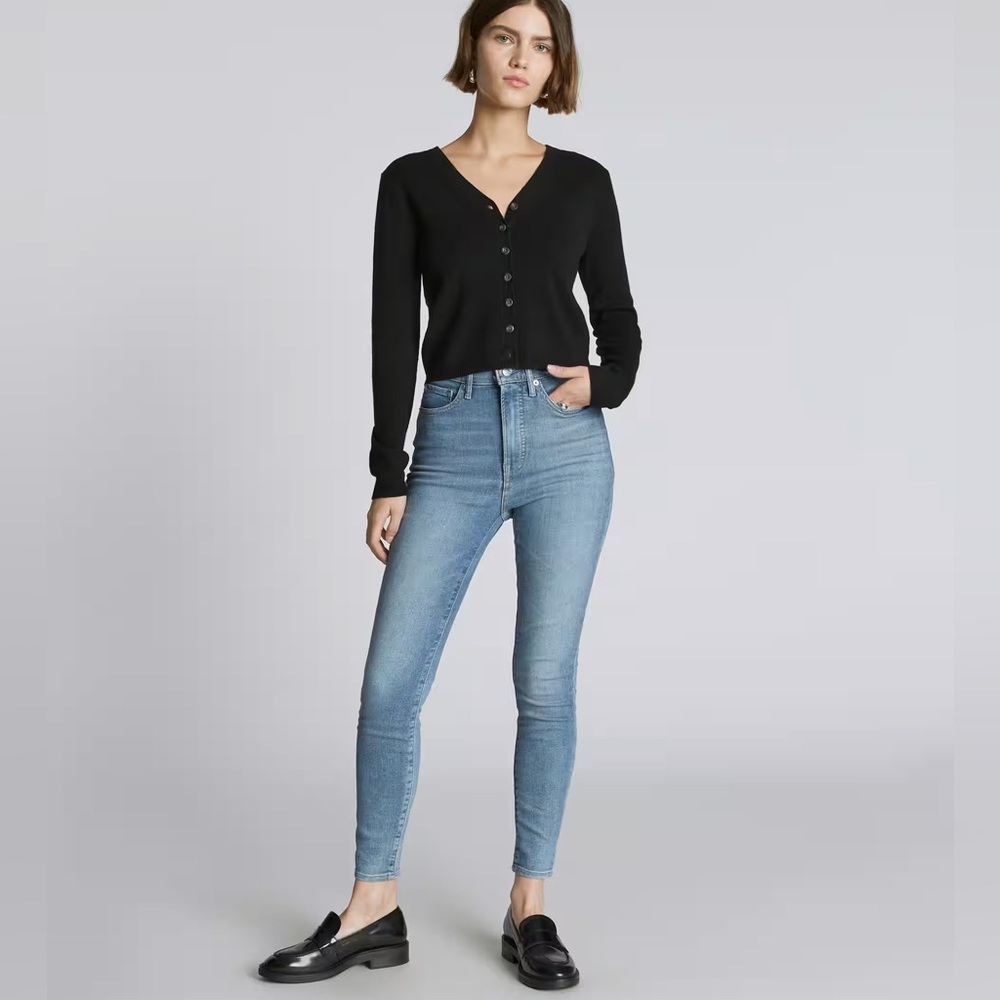 Everlane The Way High Skinny Jean Faded Blue size 33R